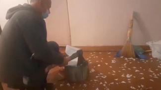 Под Днепром бюллетени "погасили" топором