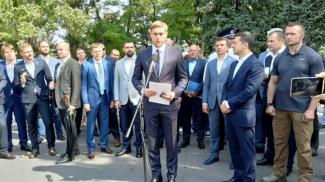 Владимир Зеленский представил Александра Бондаренко журналистам