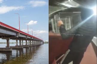 В Днепре подростки сбросили с моста украденную тележку