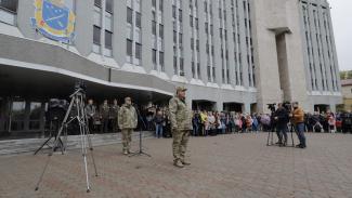 У Дніпрі понад сто хлопців урочисто дали клятву військового ліцеїста