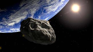 К Земле летит гигантский астероид