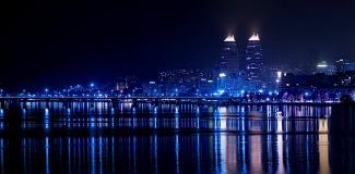 Днепропетровск переходит на новый режим освещения