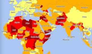 Украина попала в рейтинг &quot;экстремальных&quot; стран для туризма