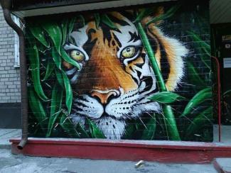 Рисунок тигра Днепр