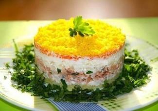 салат "Мимоза"