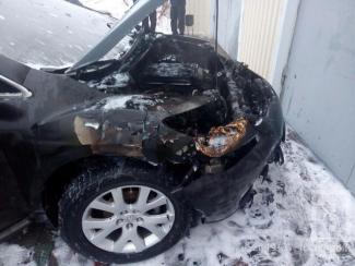 фото http://1tv.kr.ua, пожар в автомобиле