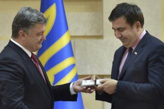 Саакашвили рассказал о встрече с Порошенко