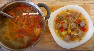 Суп с фрикадельками: рецепт вкусного и сытного блюда