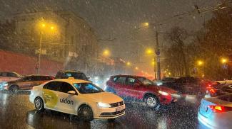 Снегопад Киев