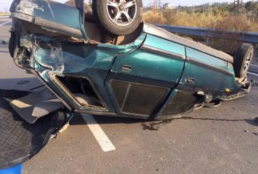 фото http://krnews.ua, ДТП опрокинулась &amp;quot;Skoda&amp;quot;