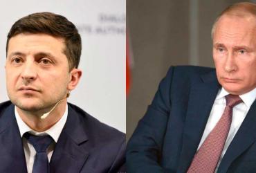 В Зеленский и В. Путин