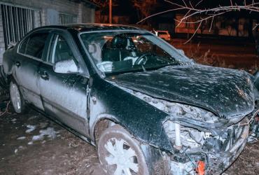 В Днепре авто вылетело на обочину