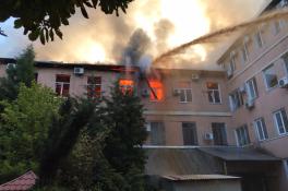 В Днепре на Ясельной произошел масштабный пожар