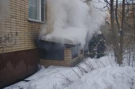 гараж горит