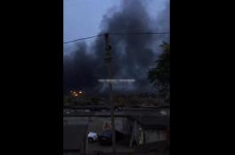 под Днепром пожар на крупнейшем металлургическом заводе
