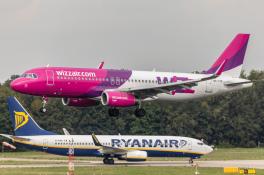 Авиакомпании Wizzair и Ryanair перенесли большинство рейсов на 2021 год