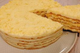 Торт "Пломбир" без выпечки: простой рецепт с фото