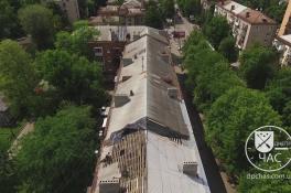 Ремонт крыши на улице Титова