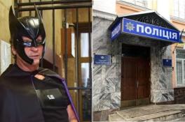 В Киеве экс-нардеп прибыл на допрос в костюме Бэтмена