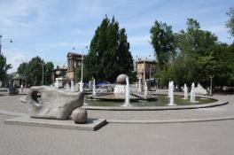Площадь имени Маяковского в Запорожье