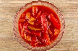 Консервированный перец в томате: быстрый рецепт зимней консервации