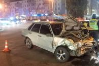 В Днепре легковушка спровоцировала тройное ДТП (Видео) 