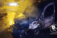 В Днепре на Рабочей сожгли автомобиль