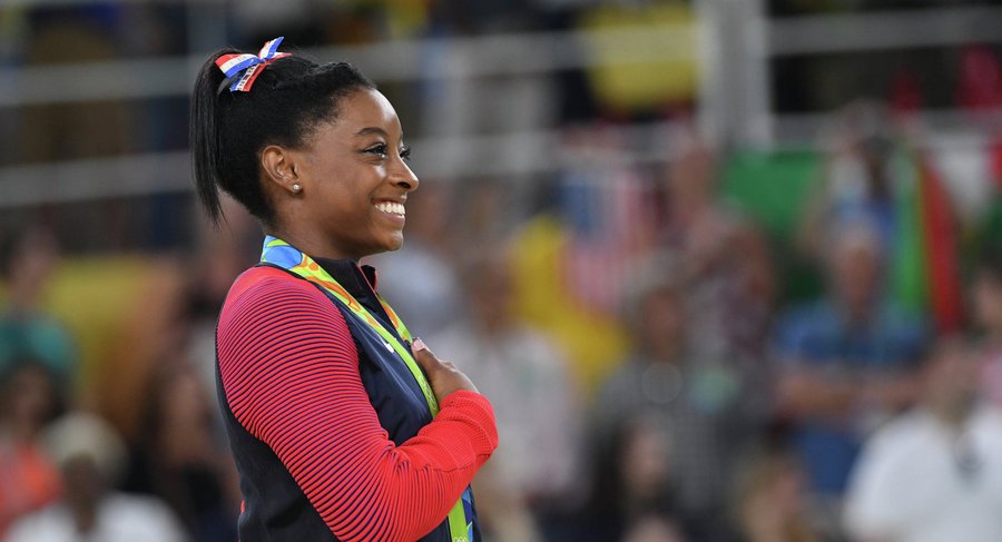 Гимнастка Симона Байлз