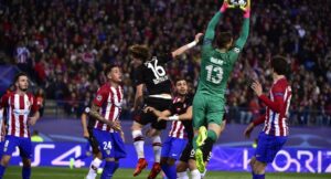 Вратарь Атлетико Облак совершил тройной сейв за четыре секунды