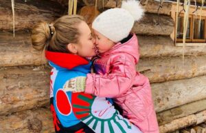 Яна Соломко и дочь