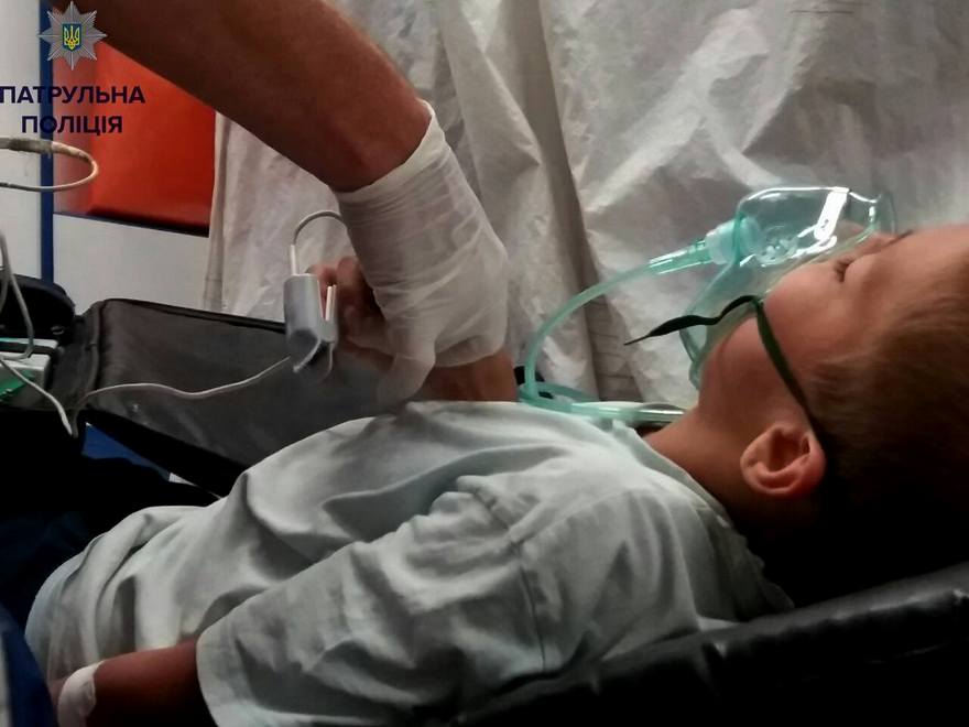 мальчик в тяжелом состоянии, фото полиции