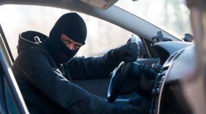 В Днепре в спальном районе неизвестные угнали машину