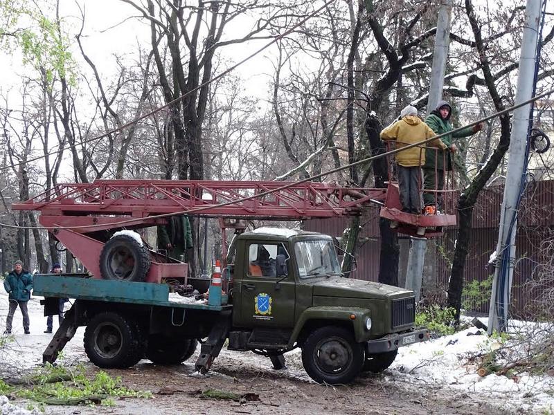 непогода в городе