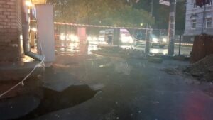 На Яворницкого просело здание: людей эвакуировали