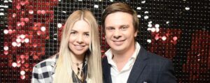Дмитрий Комаров и сестра