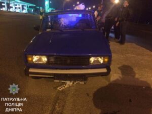 фото полиции, ДТП в Днепре