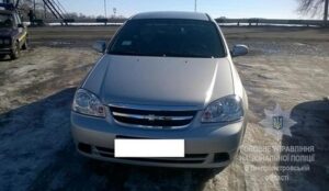фото ГУНП, угнанный автомобиль