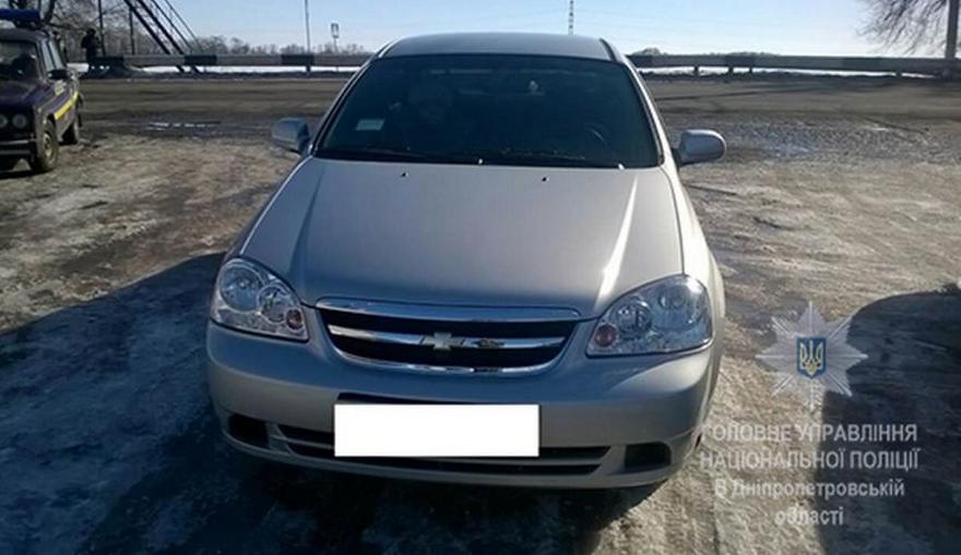 фото ГУНП, угнанный автомобиль