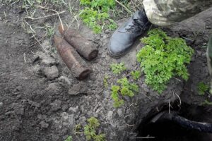 снаряды, фото ГСЧС