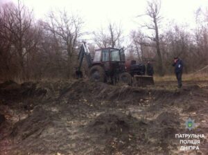 фото полиции, кража грунта