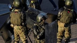 Подразделения силовых структур покинули Минск