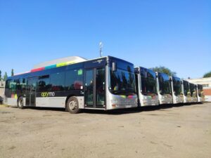 В Днепре на маршрут №43 вышли большие автобусы