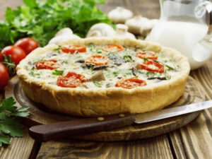 Киш “Весенний поцелуй”: быстрый рецепт