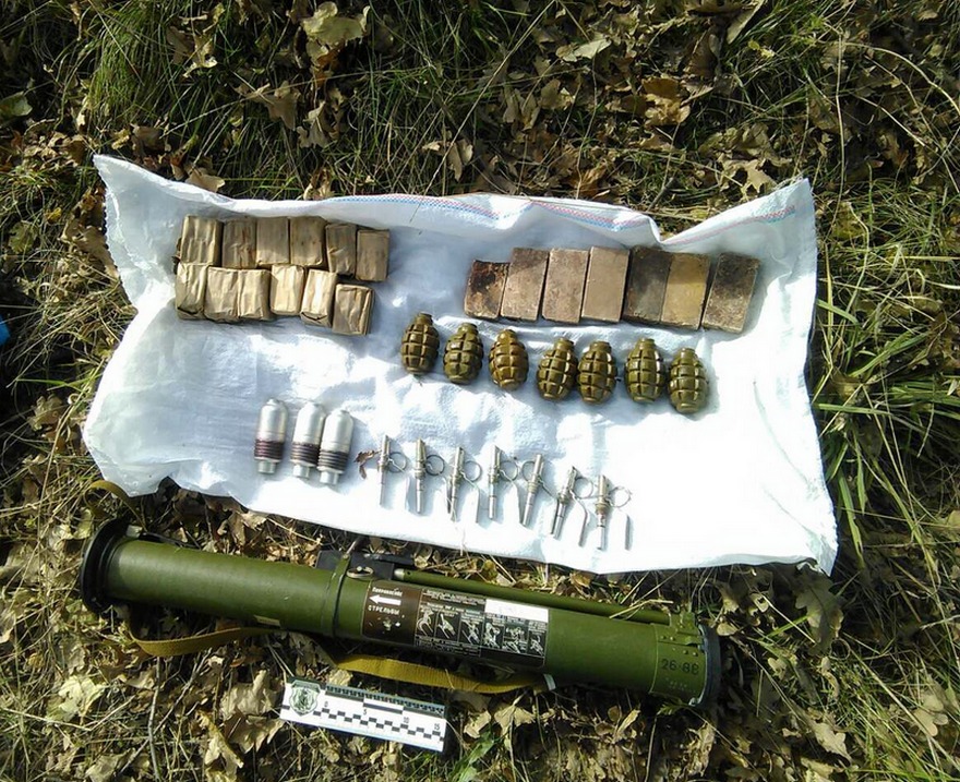 СБУ, тайник с оружием