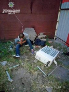 фото полиции, вор кондиционеров