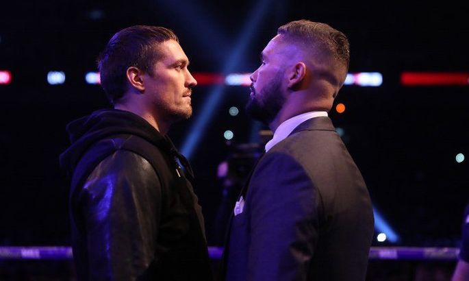 Тони Белью и Александр Усик