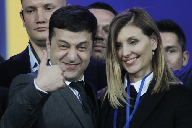 Владимир Зеленский с женой