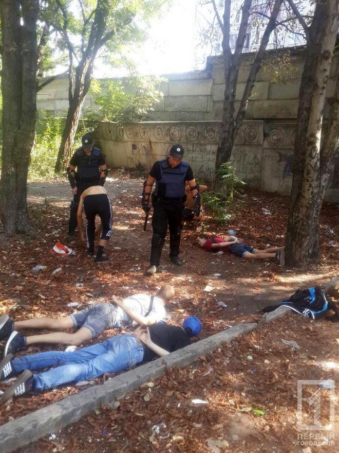 фото http://1tv.kr.ua, задержание парней с коноплей