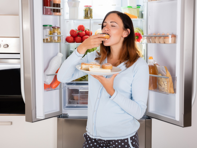 Еда в холодильнике