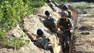 Боевики обстреляли позиции ООС из гранатометов.